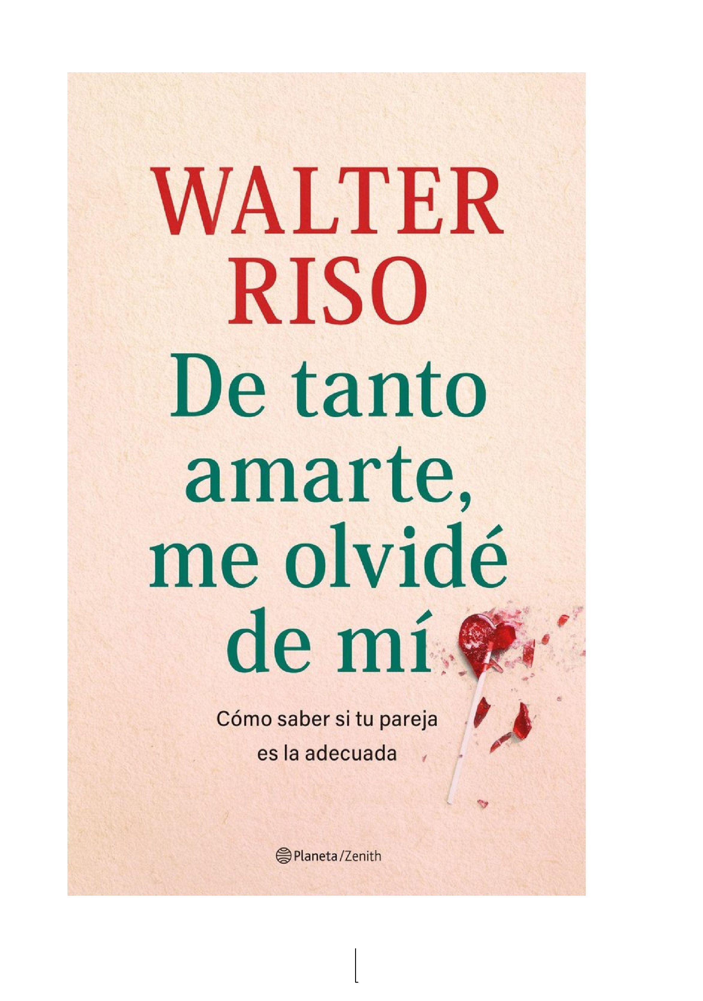 DE TANTO AMARTE, ME OLVIDE DE MI-0