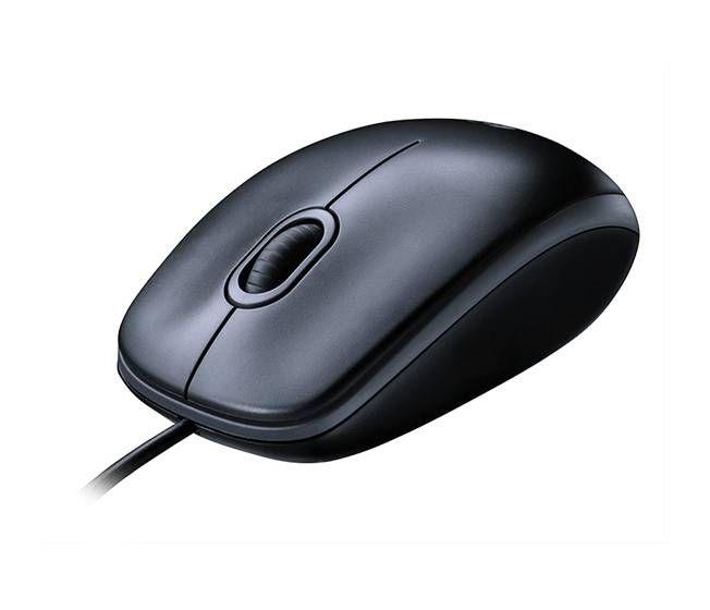 Mouse Logitech M90 alámbrico negro-1