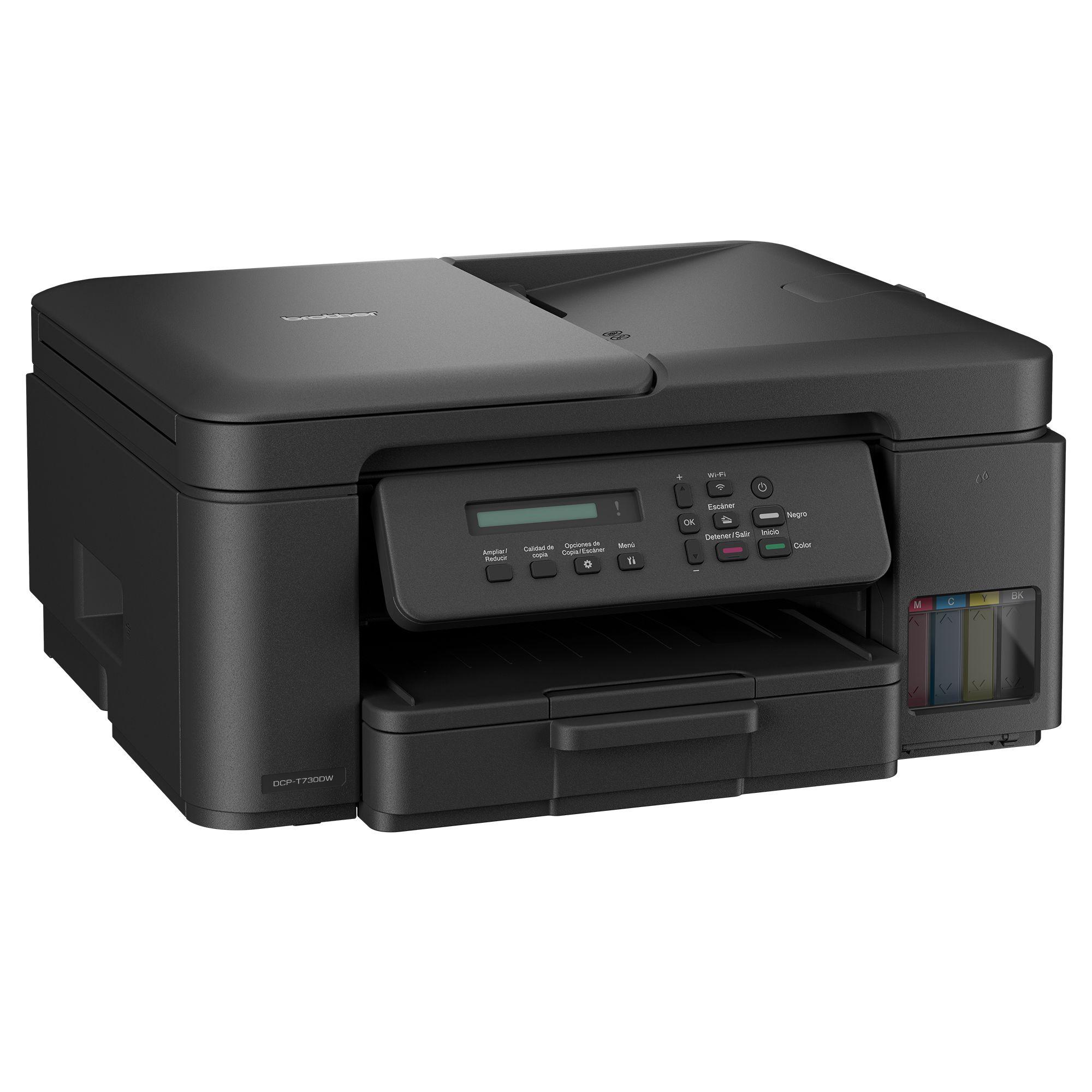 IMPRESORA MULTIFUNCIONAL BROTHER TANK ADF DCP730DW-2