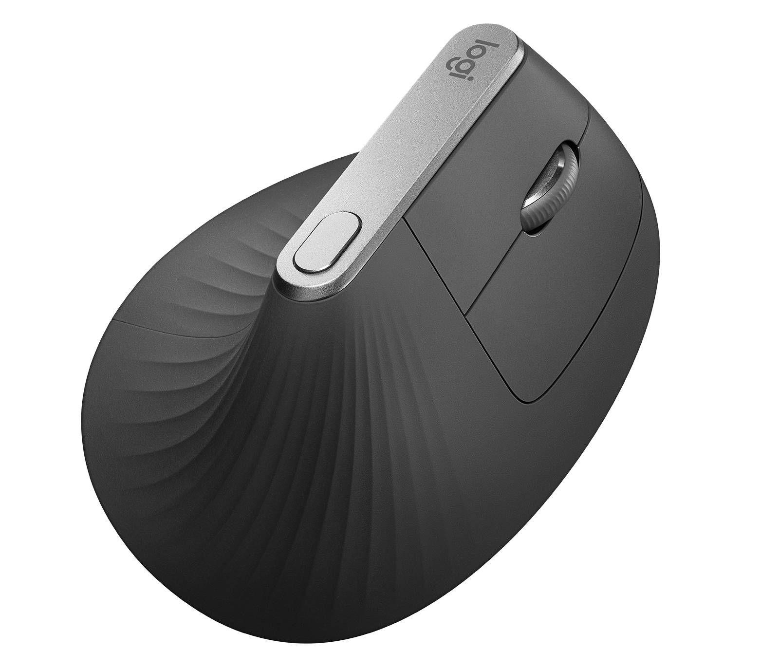 Mouse Logitech MX Vertical Inalámbrico Negro-0