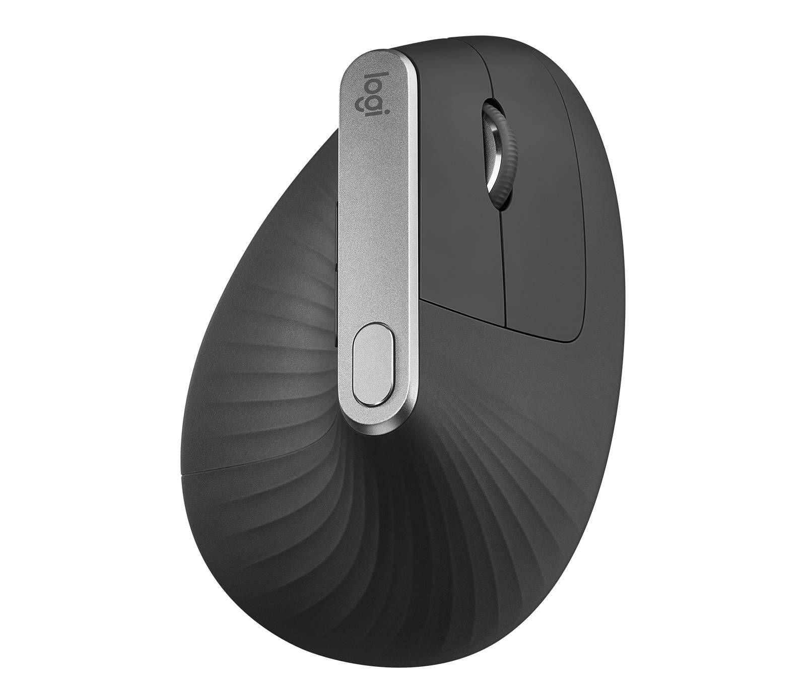 Mouse Logitech MX Vertical Inalámbrico Negro-3