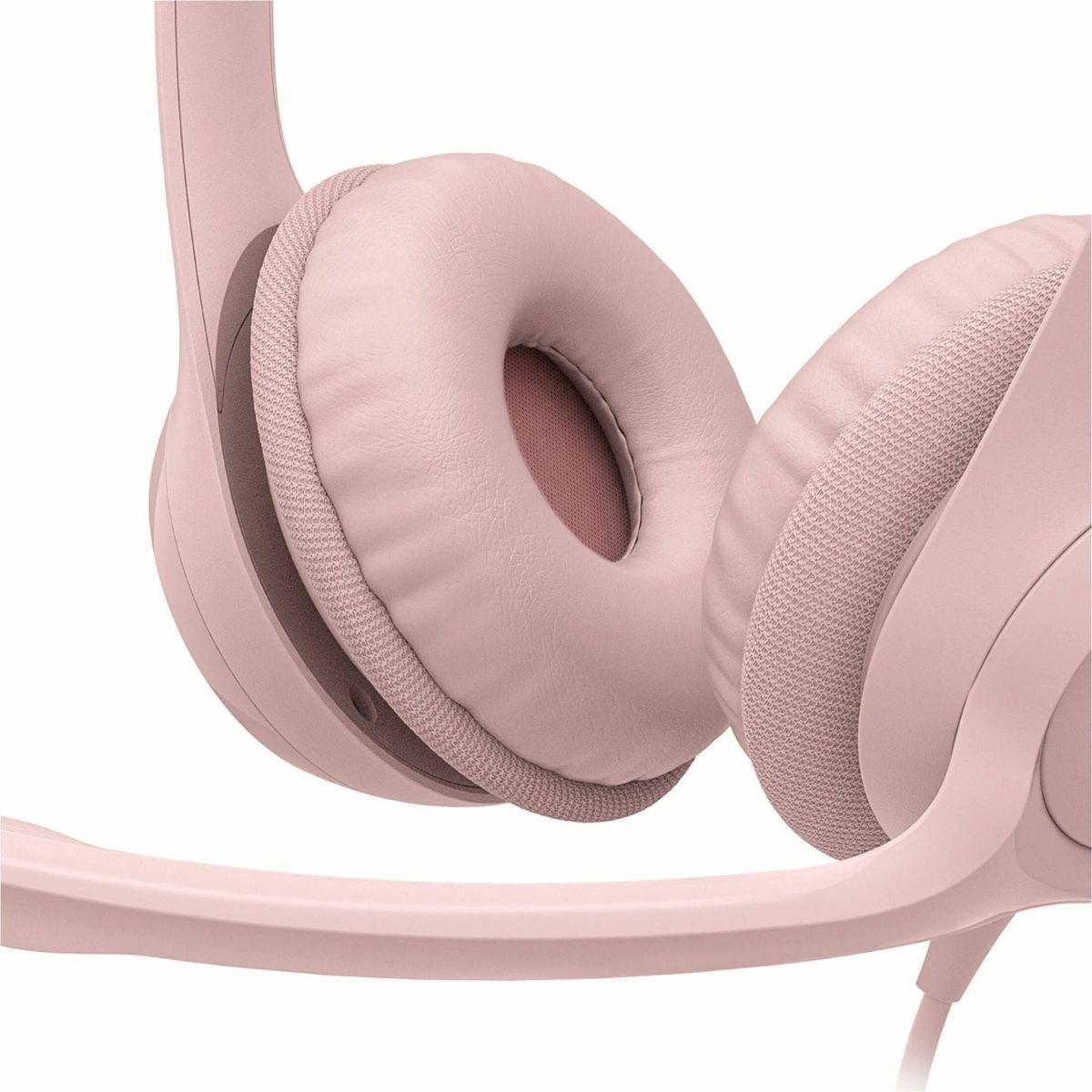 AUDIFONO LOGITECH USB H390 ROSA-1