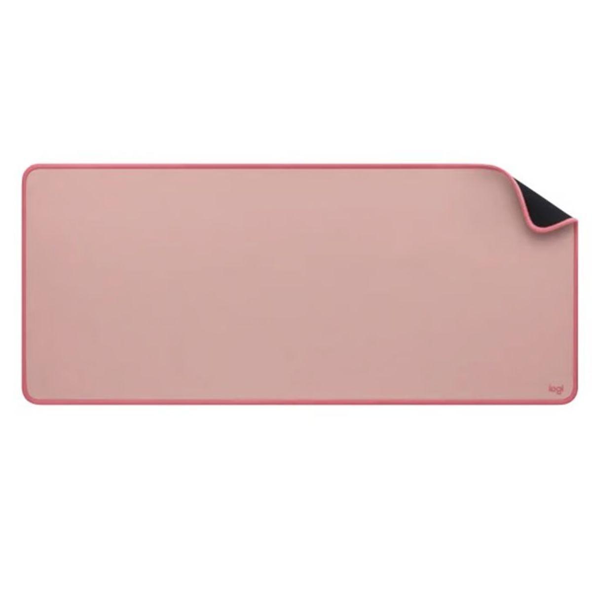 Mouse Pad logitech desk mat studio series rosa-2