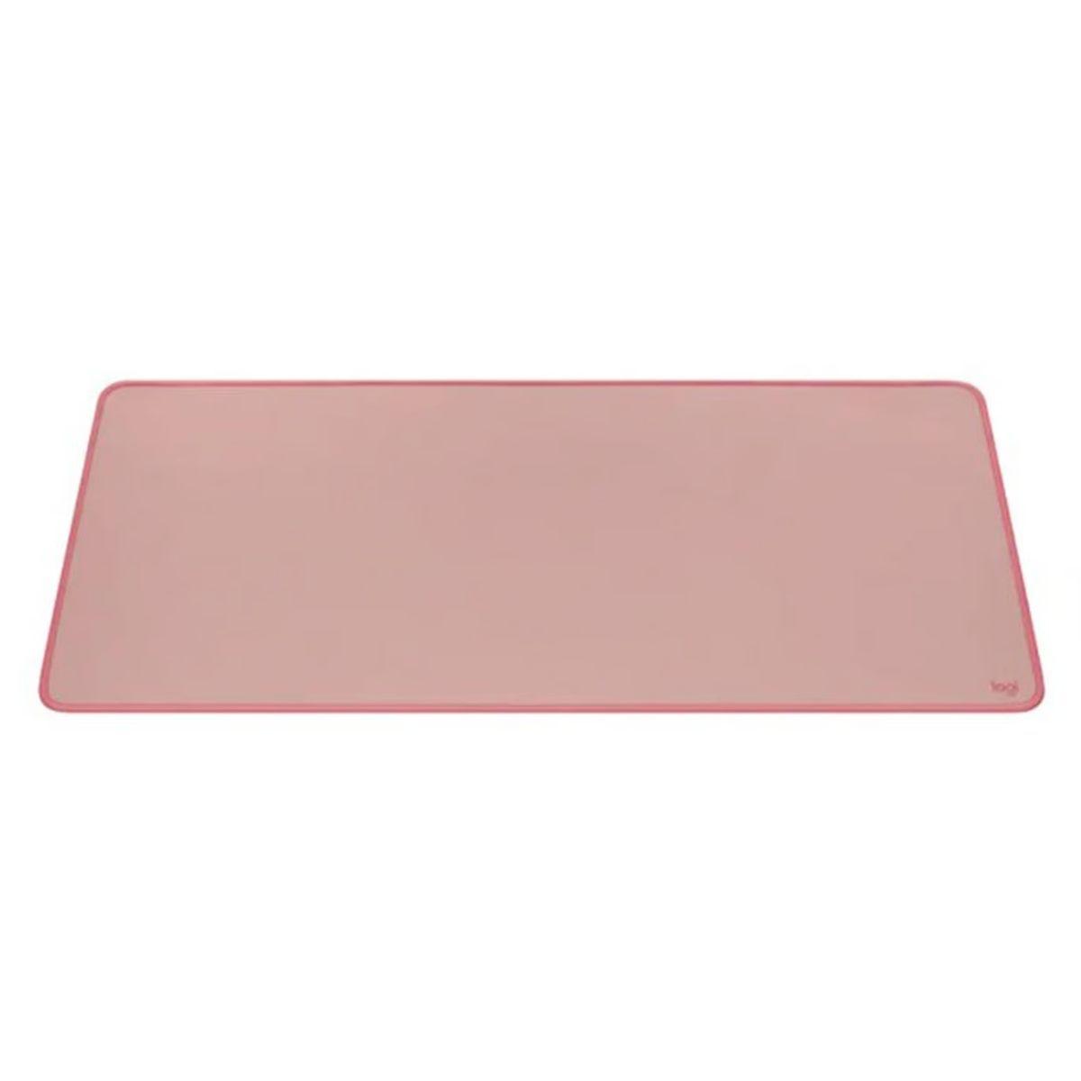 Mouse Pad logitech desk mat studio series rosa-3