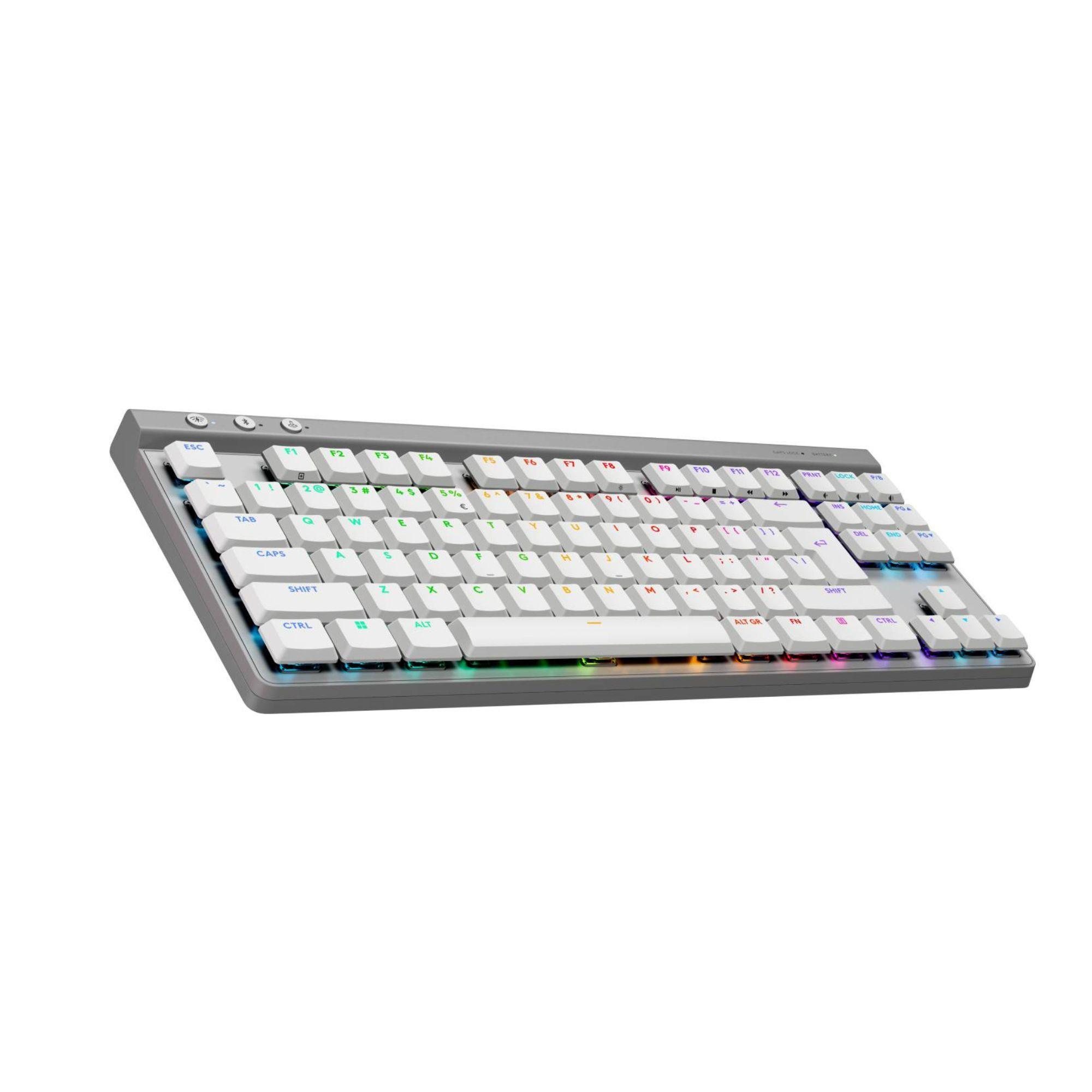 Teclado Gamer Logitech G 515 Lightspeed Inal Blanco-2