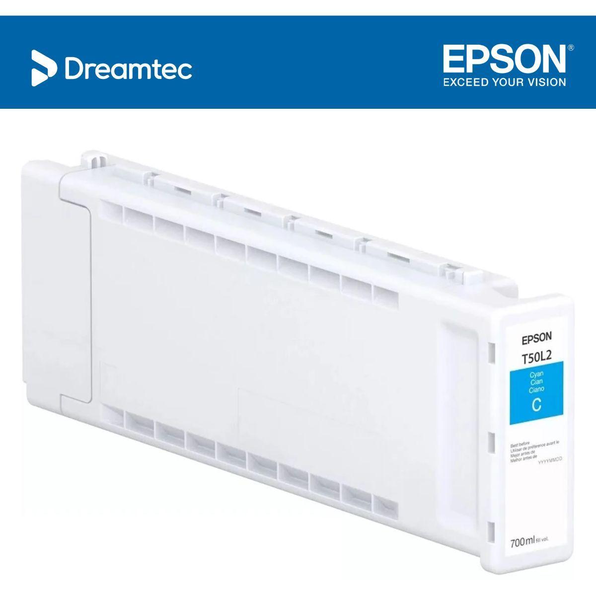 TINTA EPSON T50L CYAN 700ML COMPATIBLE T7770DM/T3770E/ T5770-1