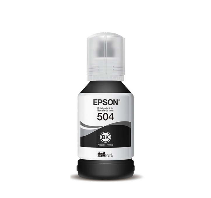 Tinta Epson T504 Negra Original para L-Series/L3110/L3150-2