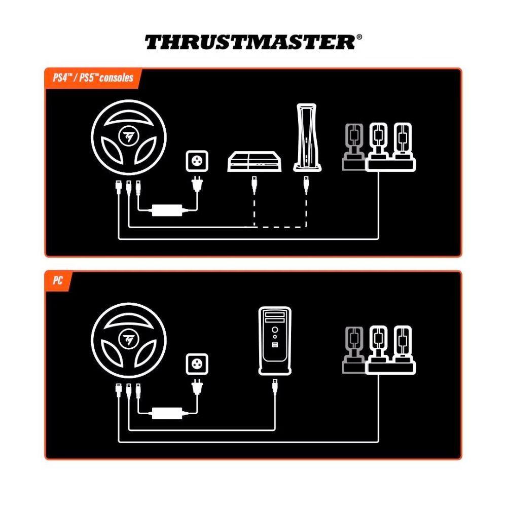 Volante con Pedales Thrustmaster T598P Versión LATAM-5