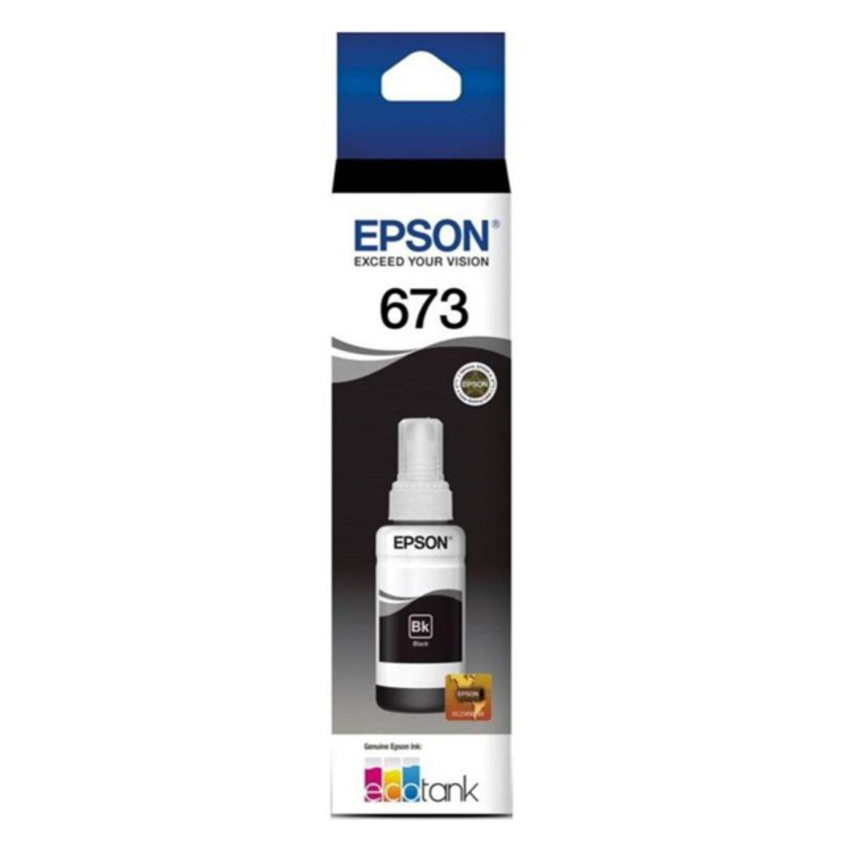 Botella de Tinta Epson T673 Negro Original EcoTank Workforce-2