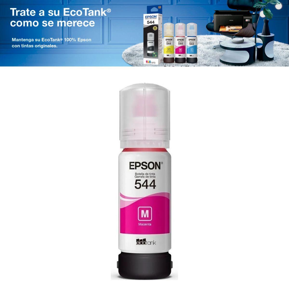 Botella De Tinta Epson T544 Color Magenta De 65 Ml-2