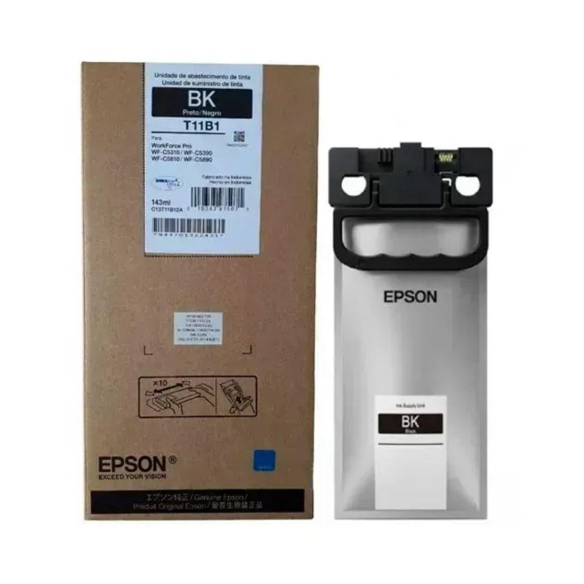 Bolsa De Tinta Epson T11B1 Color Negro De 143 ml-2