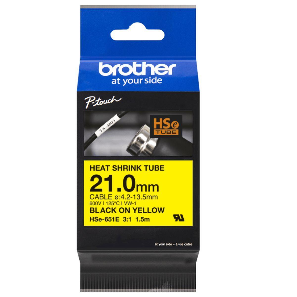 ETIQUETA BROTHER 24MM TUBO NEGRO SOBRE AMA-2