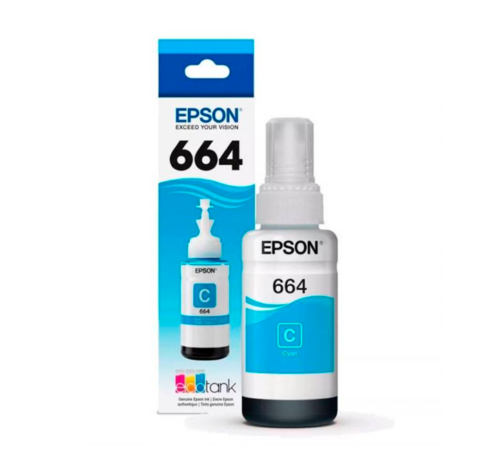 Tinta Epson T664 CIAN-4