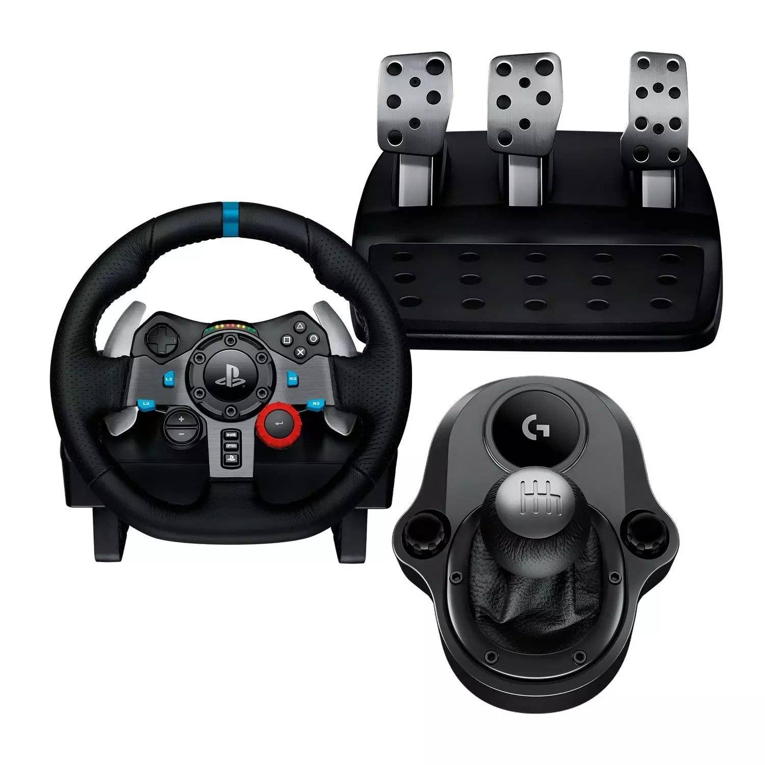 Bundle Logitech G29 SE Volante + Palanca + Pedal PS4 PS5-0