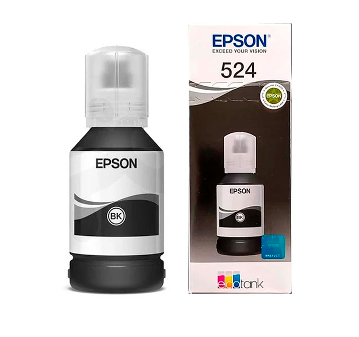 Tinta Epson T524 Negra Original EcoTank / Workforce-3