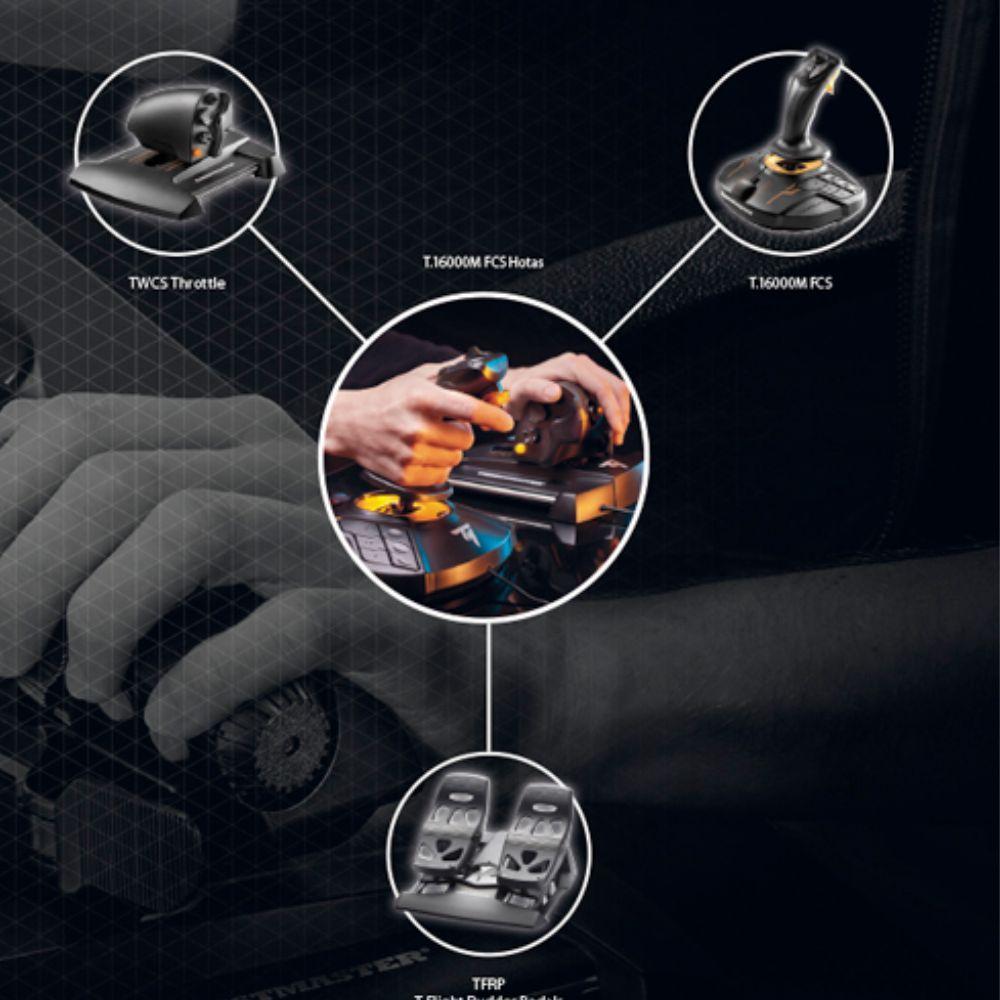 Bundle Thrustmaster T16000 con Pedales TFRP-5