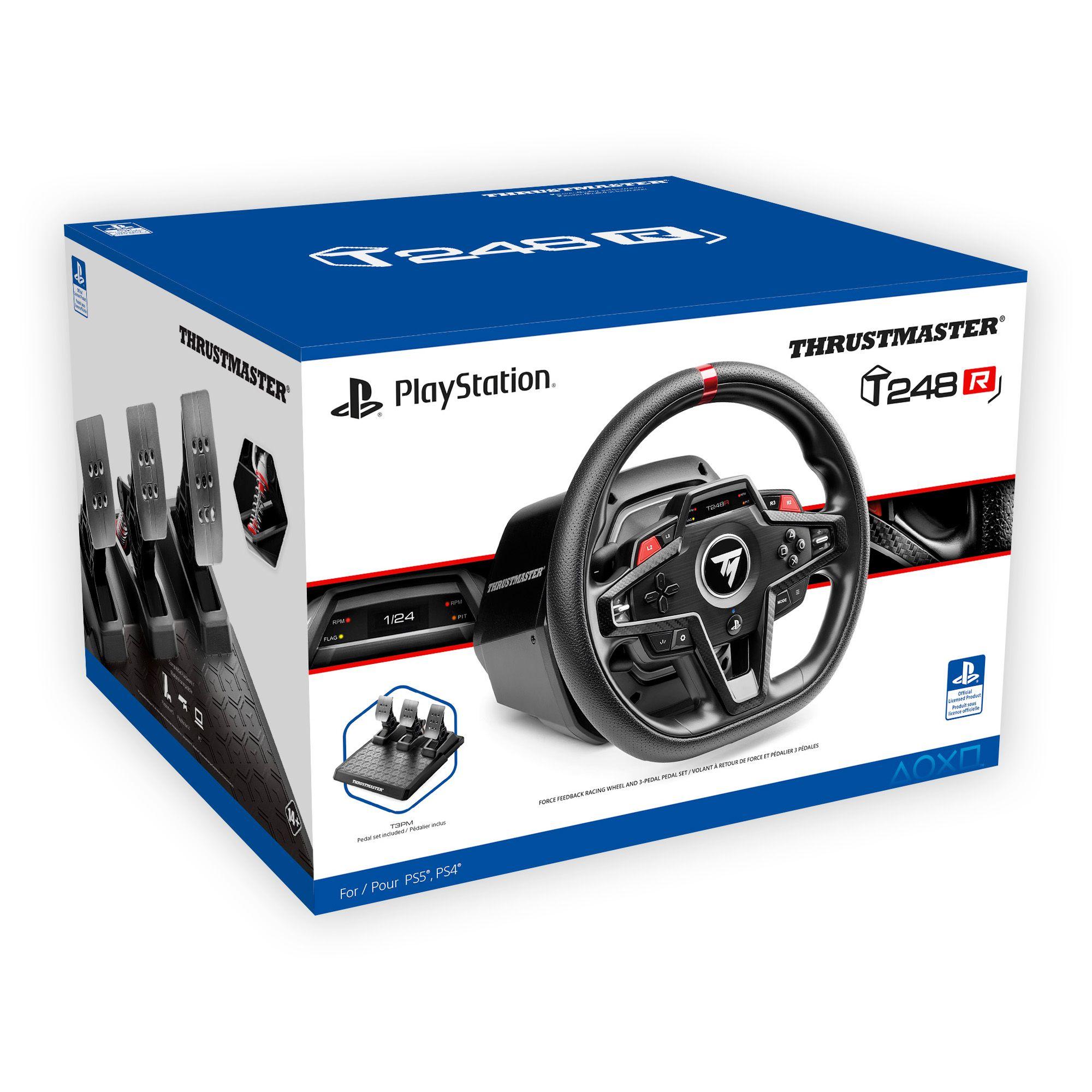 Volante y Pedales Thrustmaster T248R PS4 PS5 PC-7