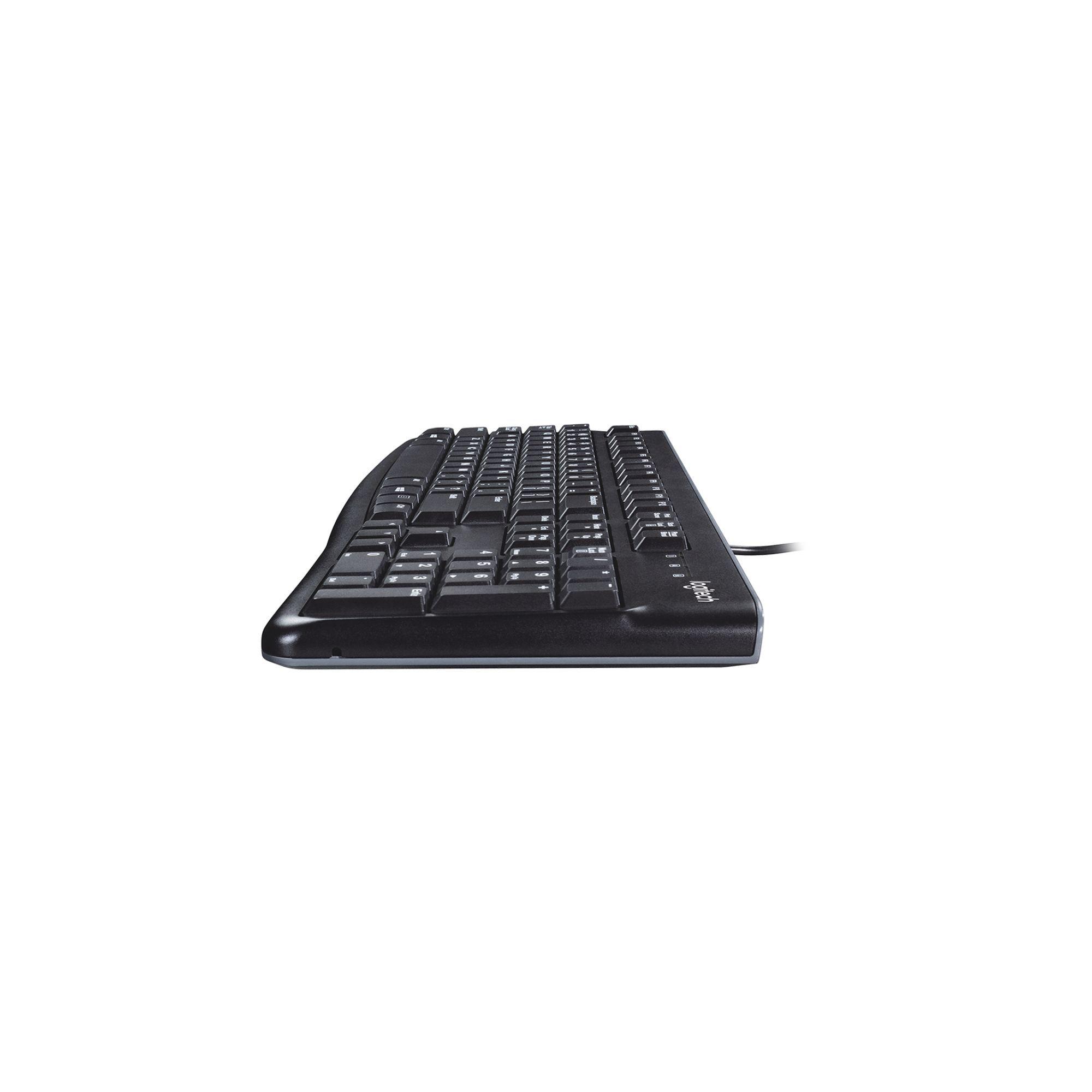 Teclado Logitech K120 Alámbrico Negro PC y Laptop-3