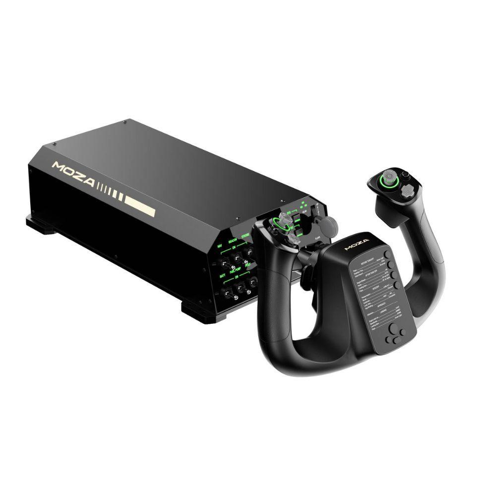 Yoke de Vuelo MOZA MFY RGB con 34 Entradas Configurables-5
