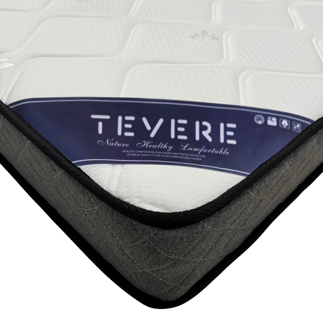 Colchon Tevere 1 Plaza 21 Cm De Altura Blanco-3