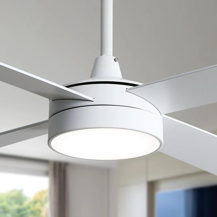  Ventilador de Techo 4 Aspas Blanco Con Luz-3