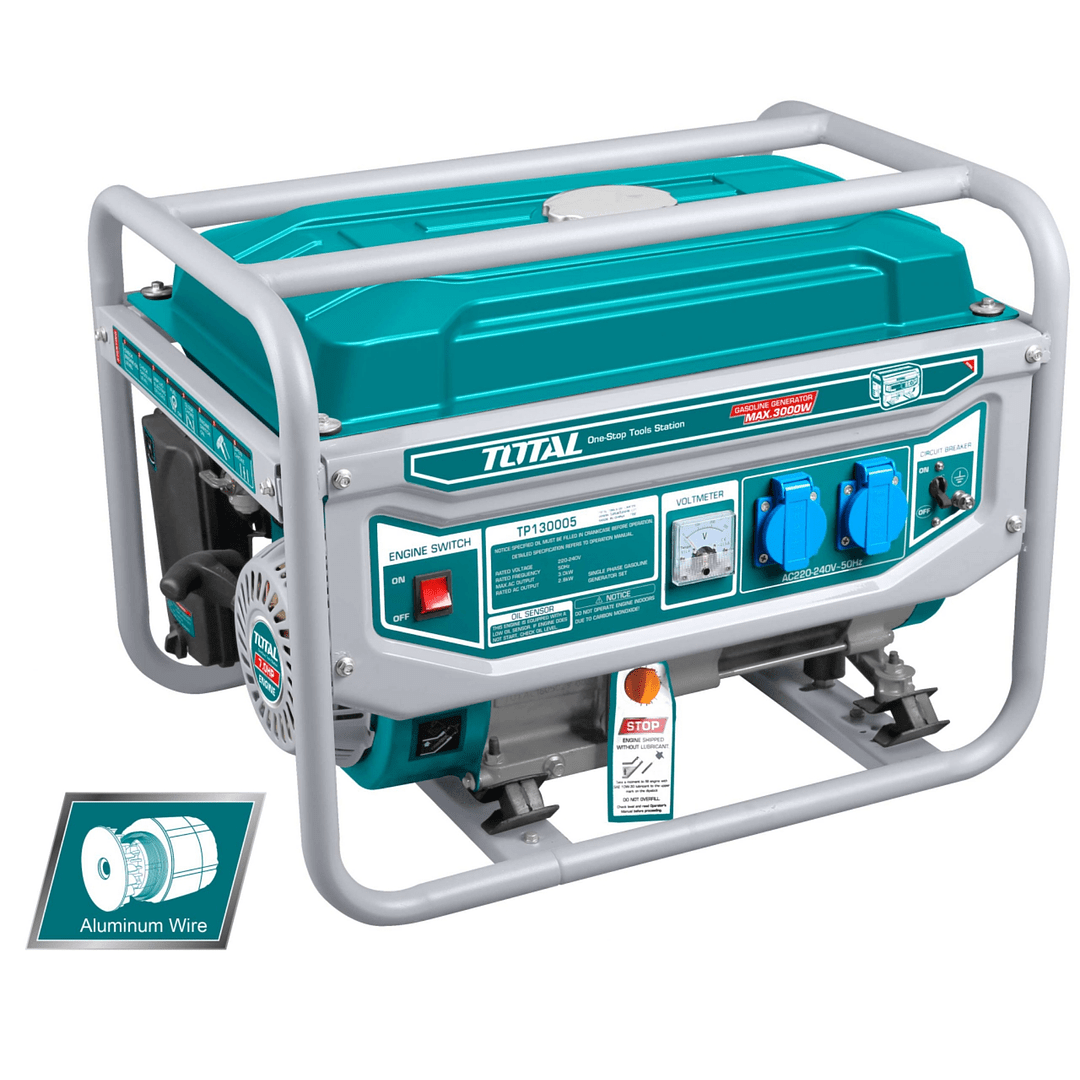 Generador eléctrico a gasolina 3KW TOTAL-2