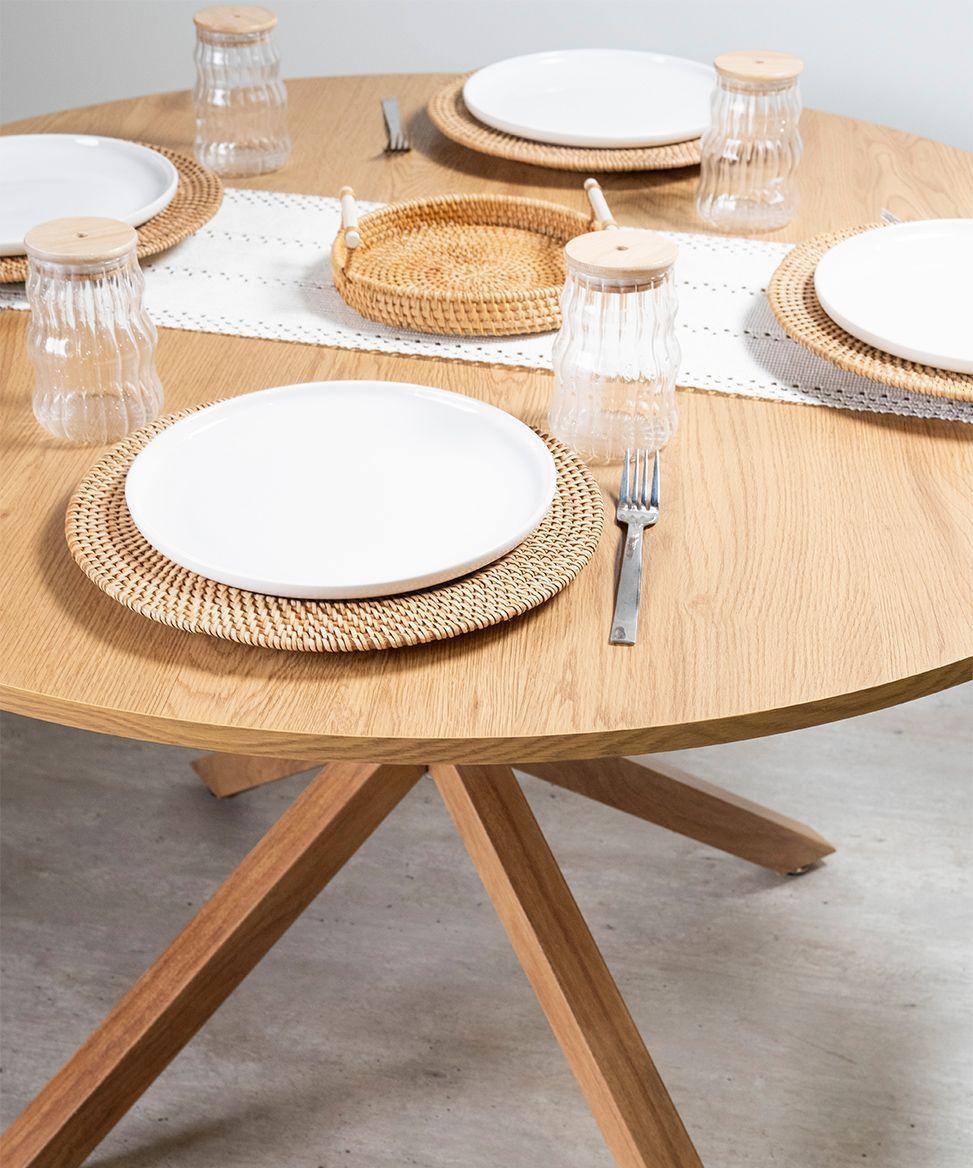 Mesa Comedor Argo Redonda 120cm Clara-6