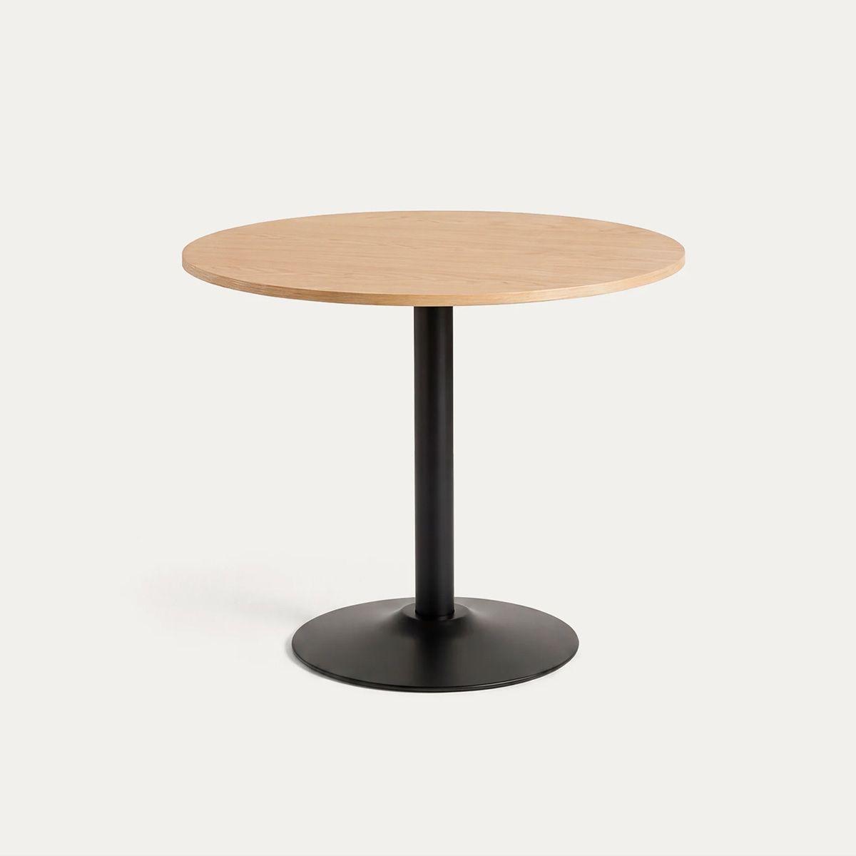 Mesa De Comedor Redonda Nordika Venhoouse Natural 80cm-0