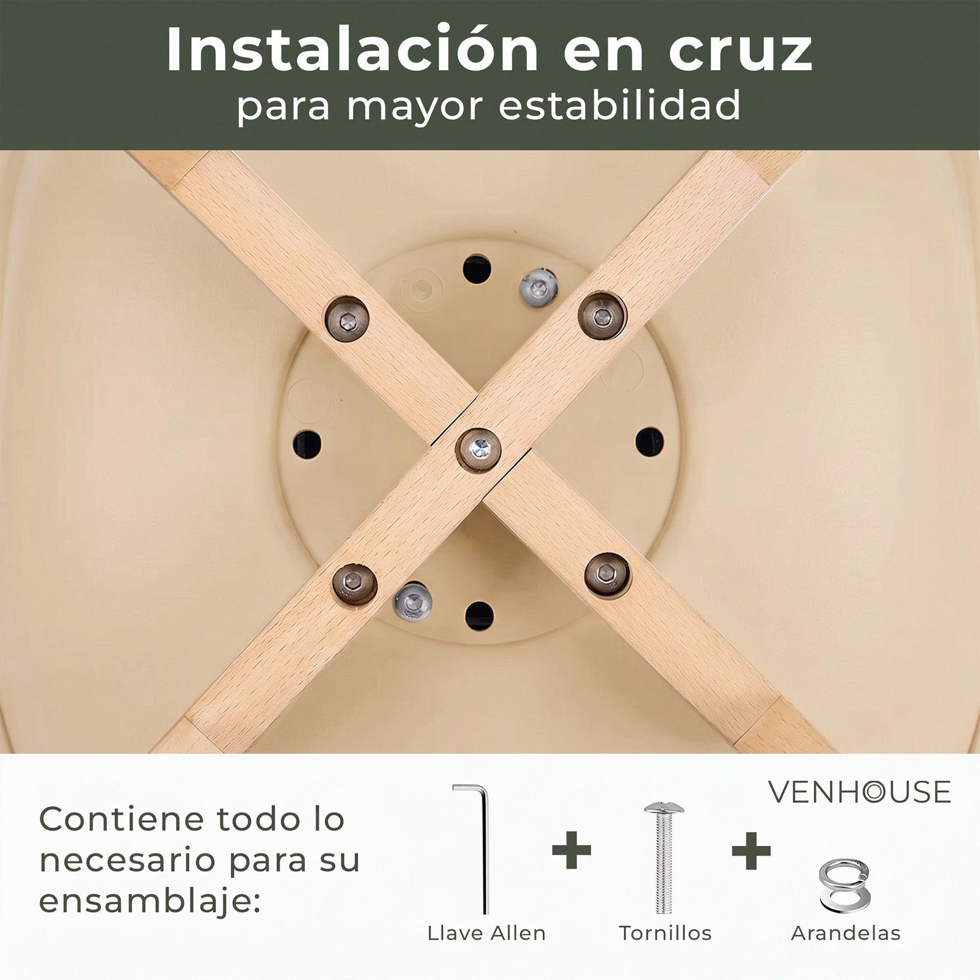 Silla Eames Acolchada Tulip Beige-6
