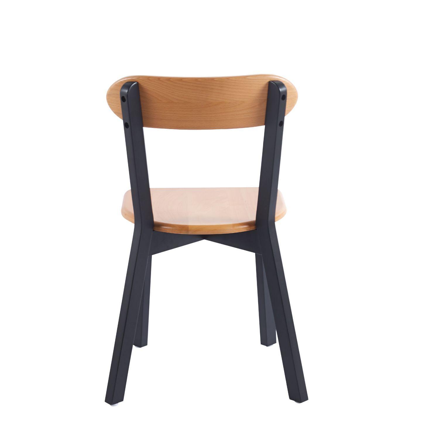 Silla Fresno De Madera Negra Venhoouse-2
