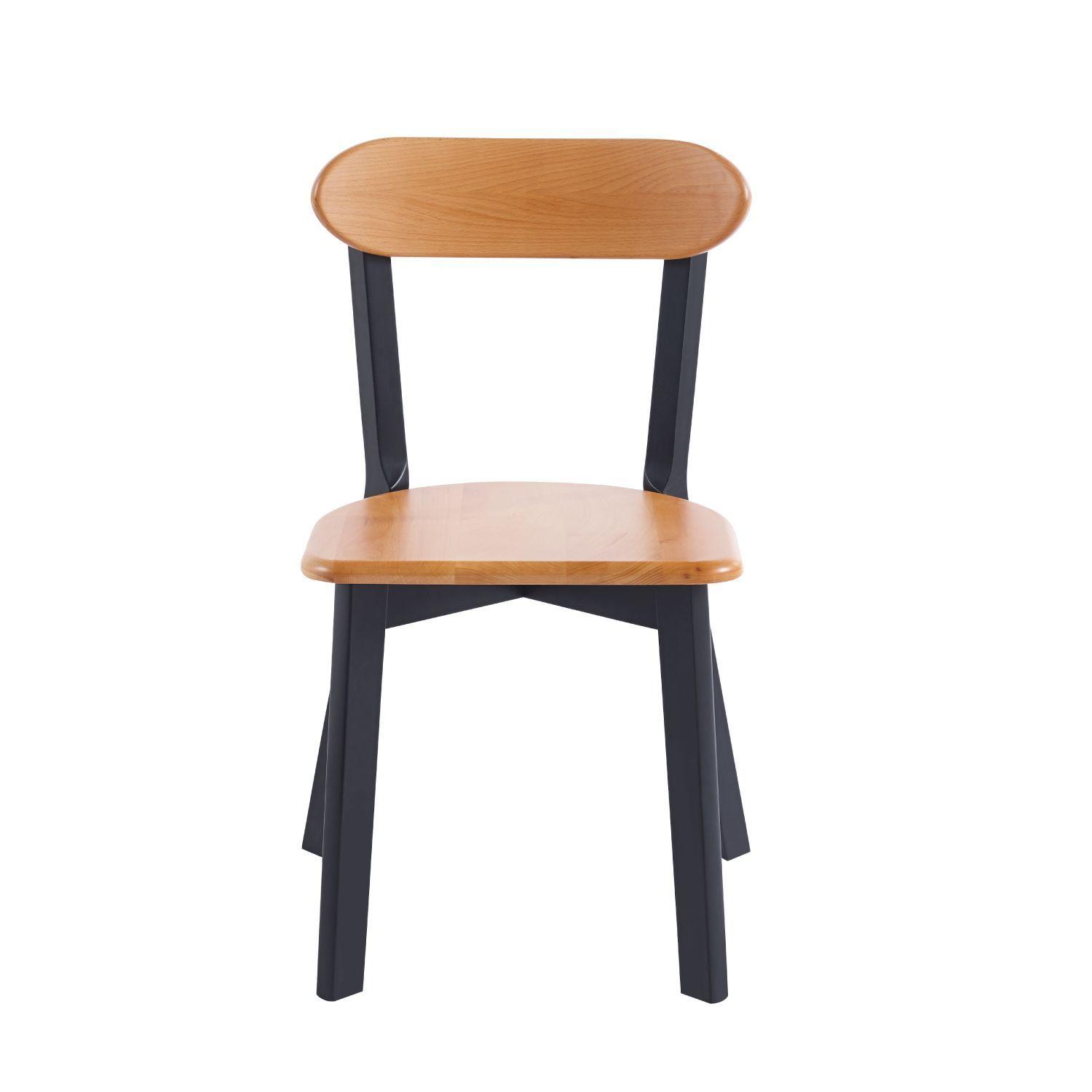 Silla Fresno De Madera Negra Venhoouse-3