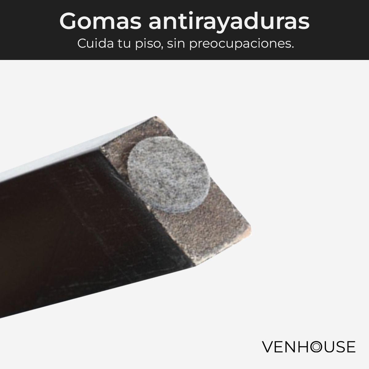 Pack 2 Sillas O Sitial Chandigarh Ratán Madera Para Comedor Negras-6