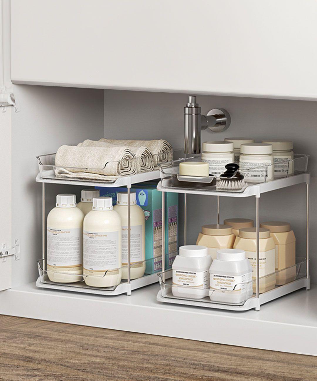 Venhoouse Organizador De Baño Cocina Fregadero De 2 Niveles-2