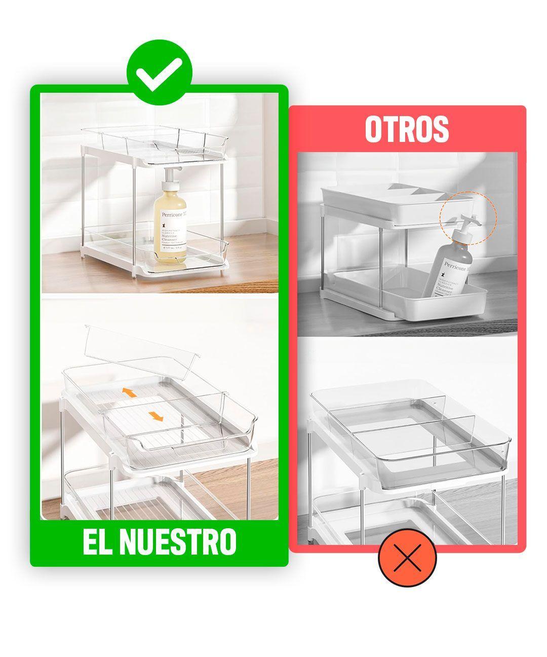 Venhoouse Organizador De Baño Cocina Fregadero De 2 Niveles-4