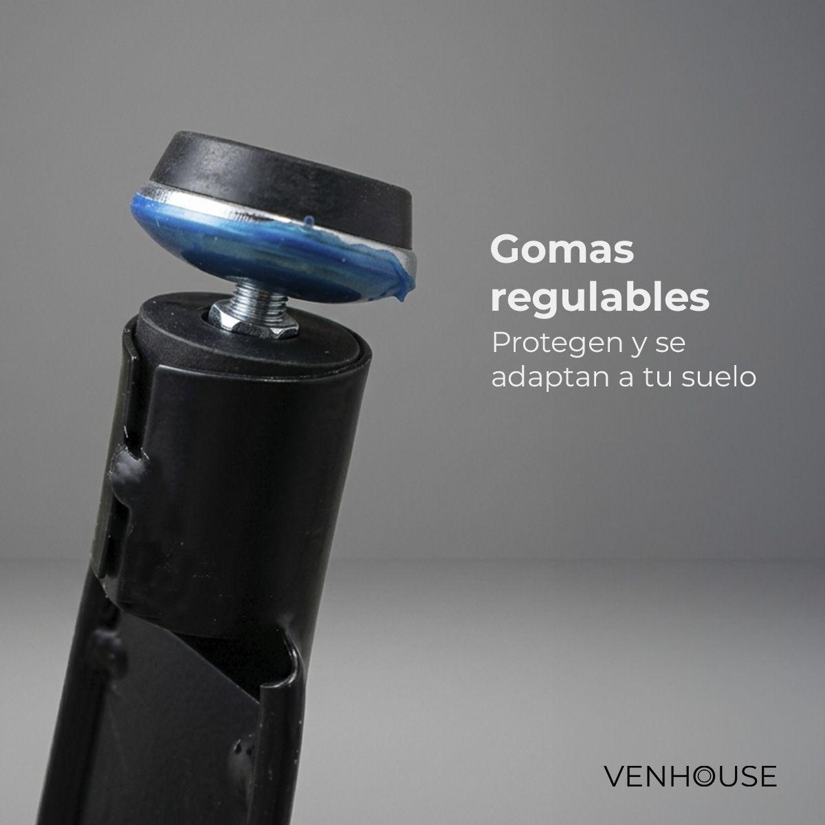 Mesa Tolix Madera Natural Cuadrada 80x80x75cm Venhoouse-3