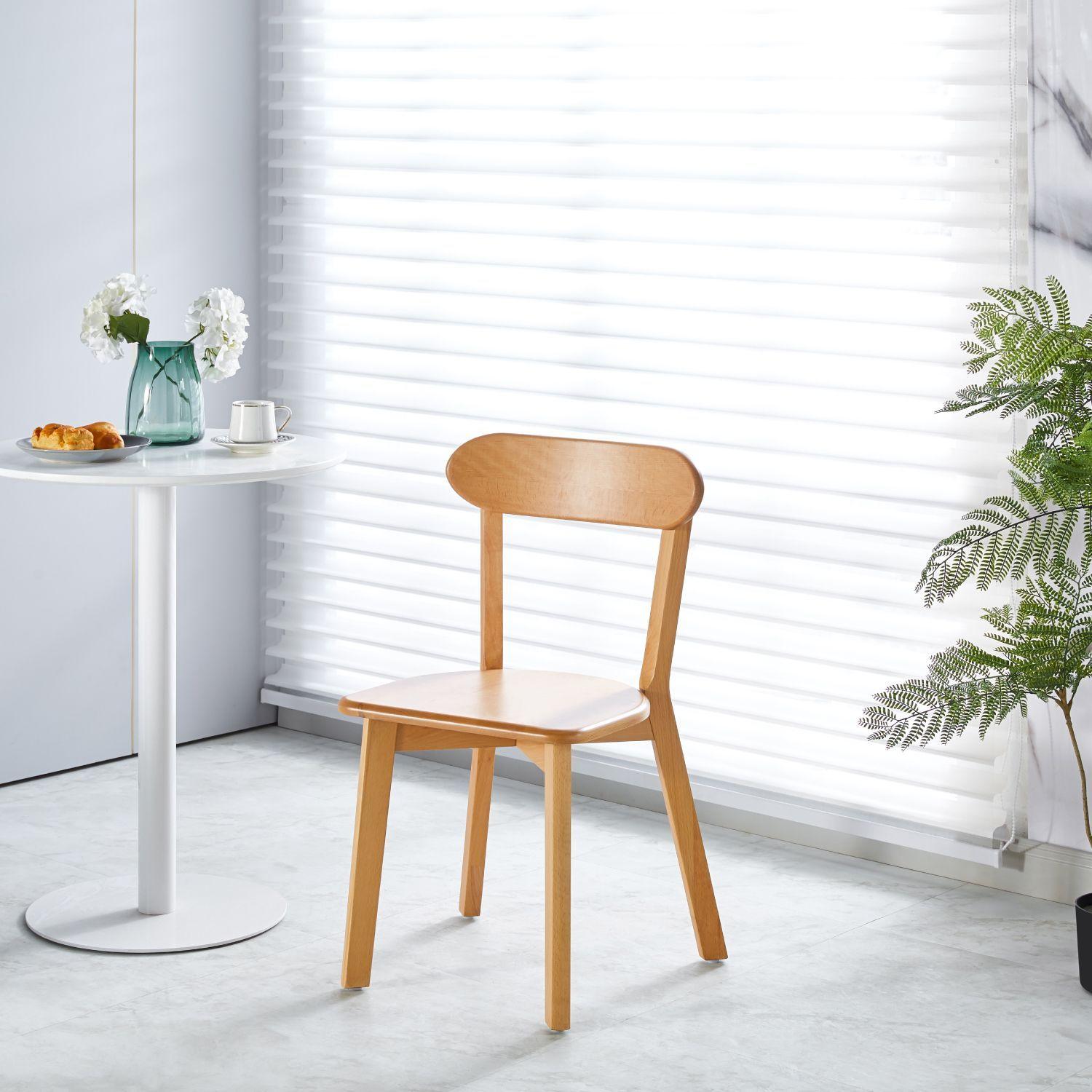 Silla Fresno De Madera Natural Venhoouse-4