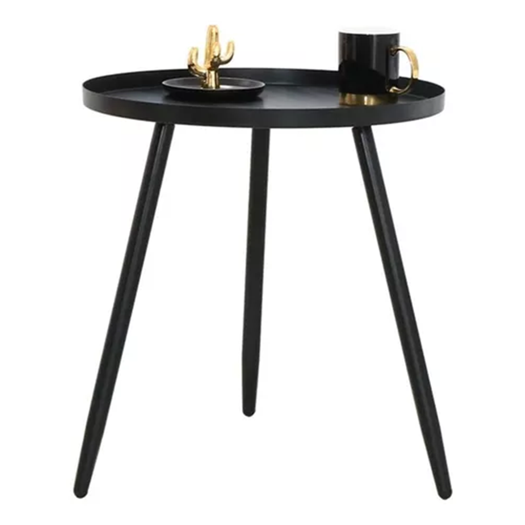 Mesa Lateral Auxiliar Centro Metalica Negra Venhoouse-0