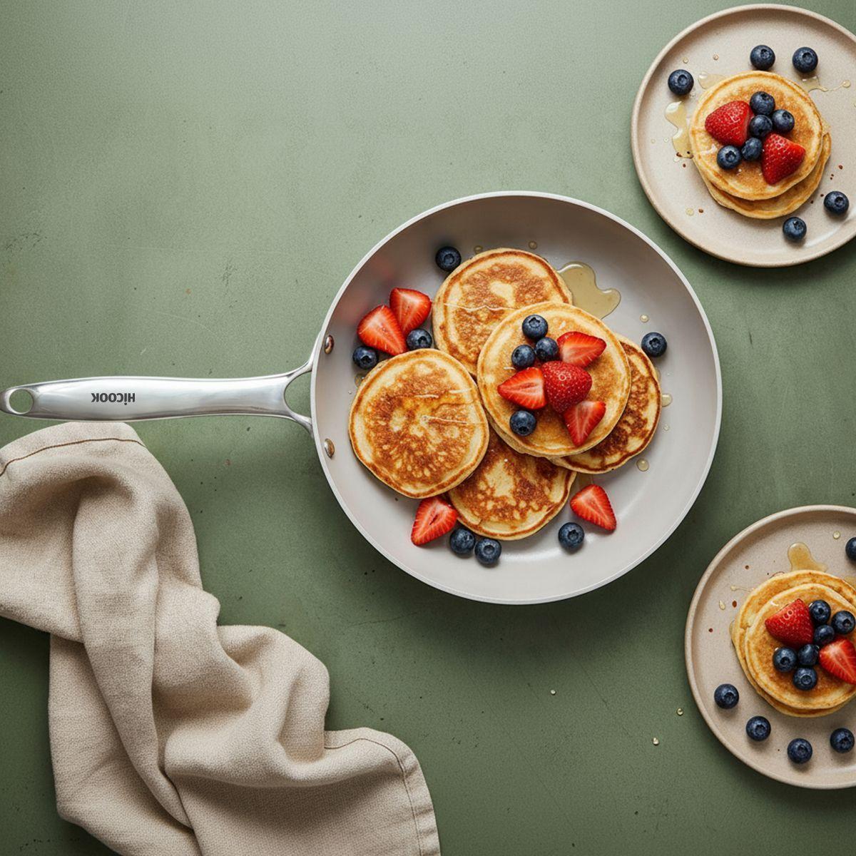 Bateria de Cocina Ceramica Antiadherente HiCook 9 Piezas-9