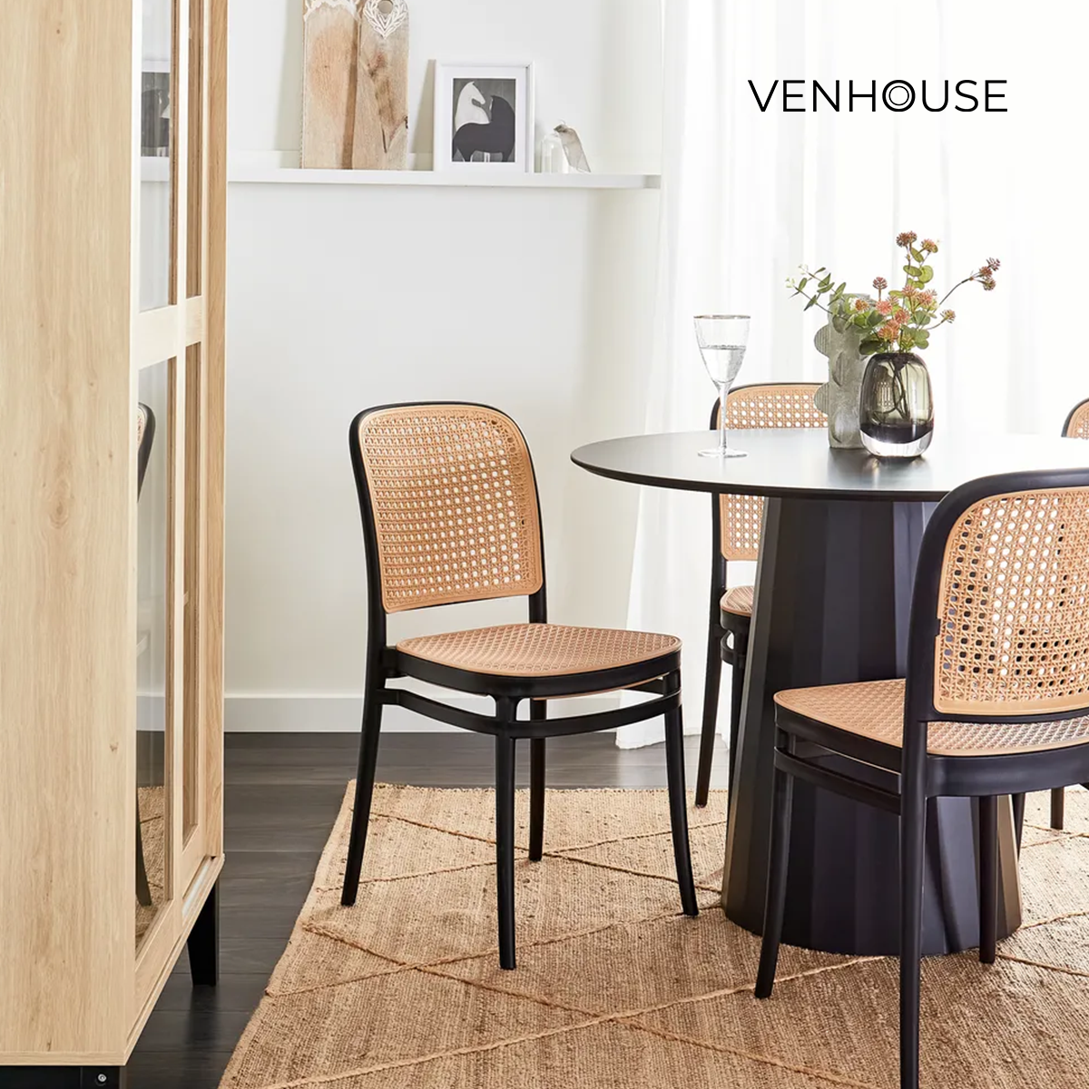 Pack 2 Silla Comedor Polipropileno Lombardía Venhoouse-7