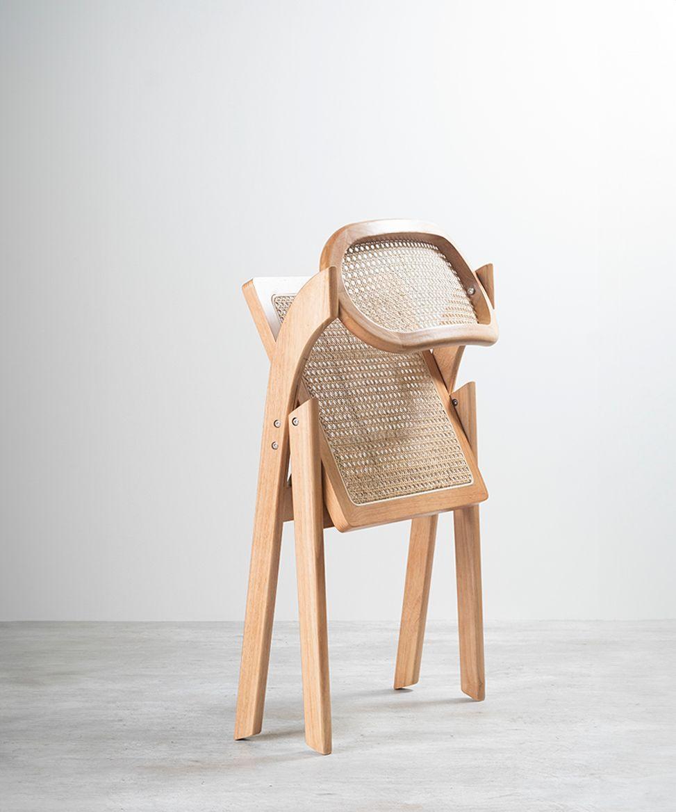 Pack 2 Sillas Sia Plegable De Madera Para Comedor -2