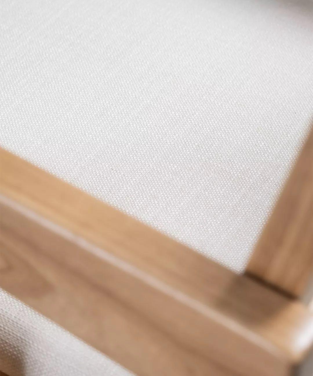 Pack 2 Silla Comedor Chandigarh  Madera Cojín Lino Venhoouse-5