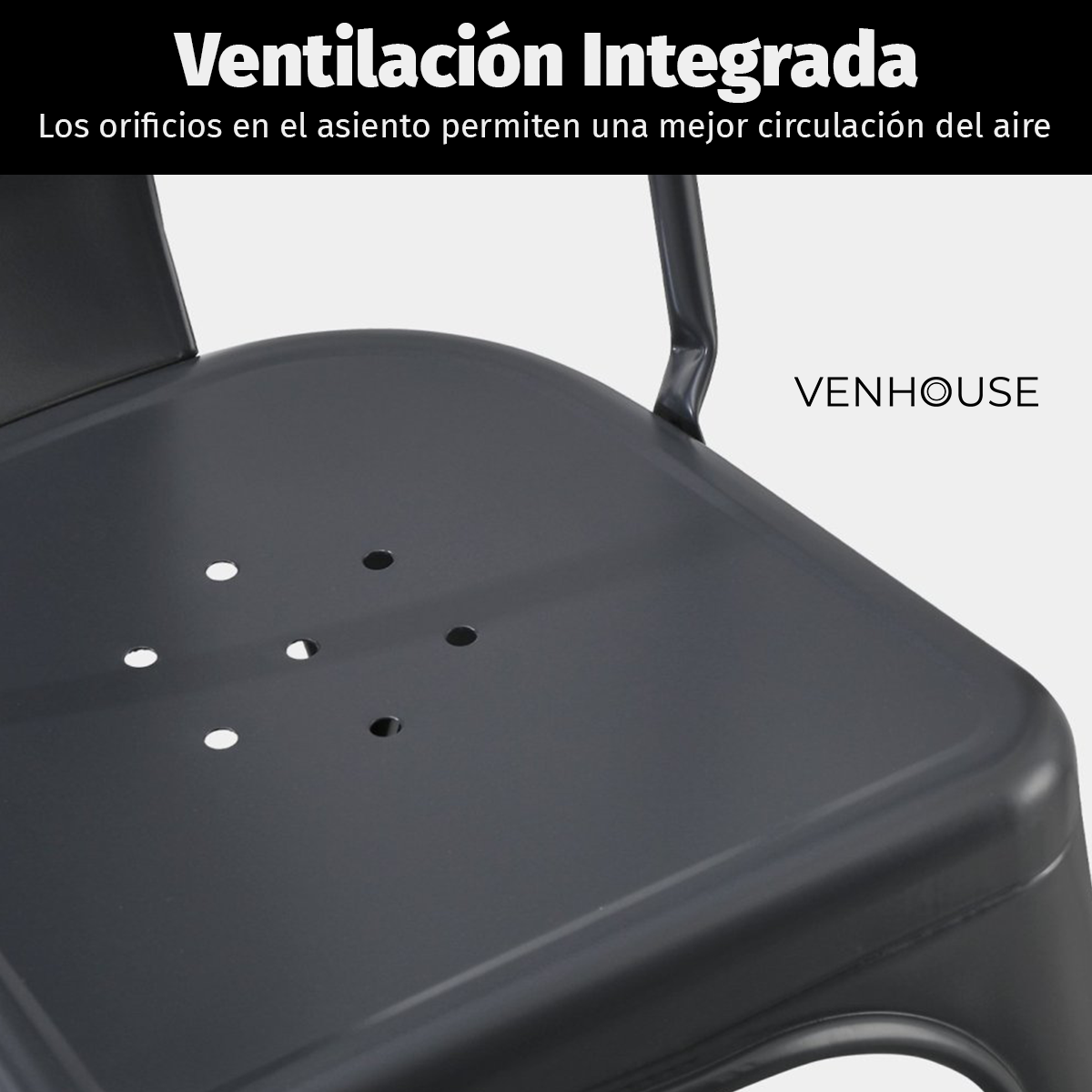 Pack 6 Sillas Tolix Comedor -6