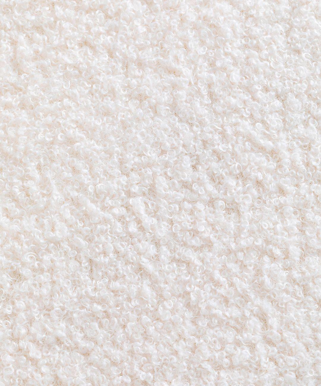 Silla De Comedor Sora Tapiz Boucle Blanca Patas Negras-7