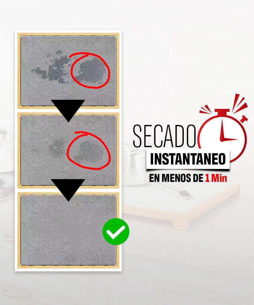 Escurridor De Platos Tapete Secado Rápido Piedra Absorbente-3