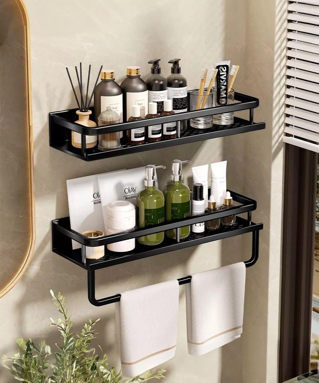 Venhoouse Organizador De Ducha Repisa Baño Set 2 Inoxidable-3