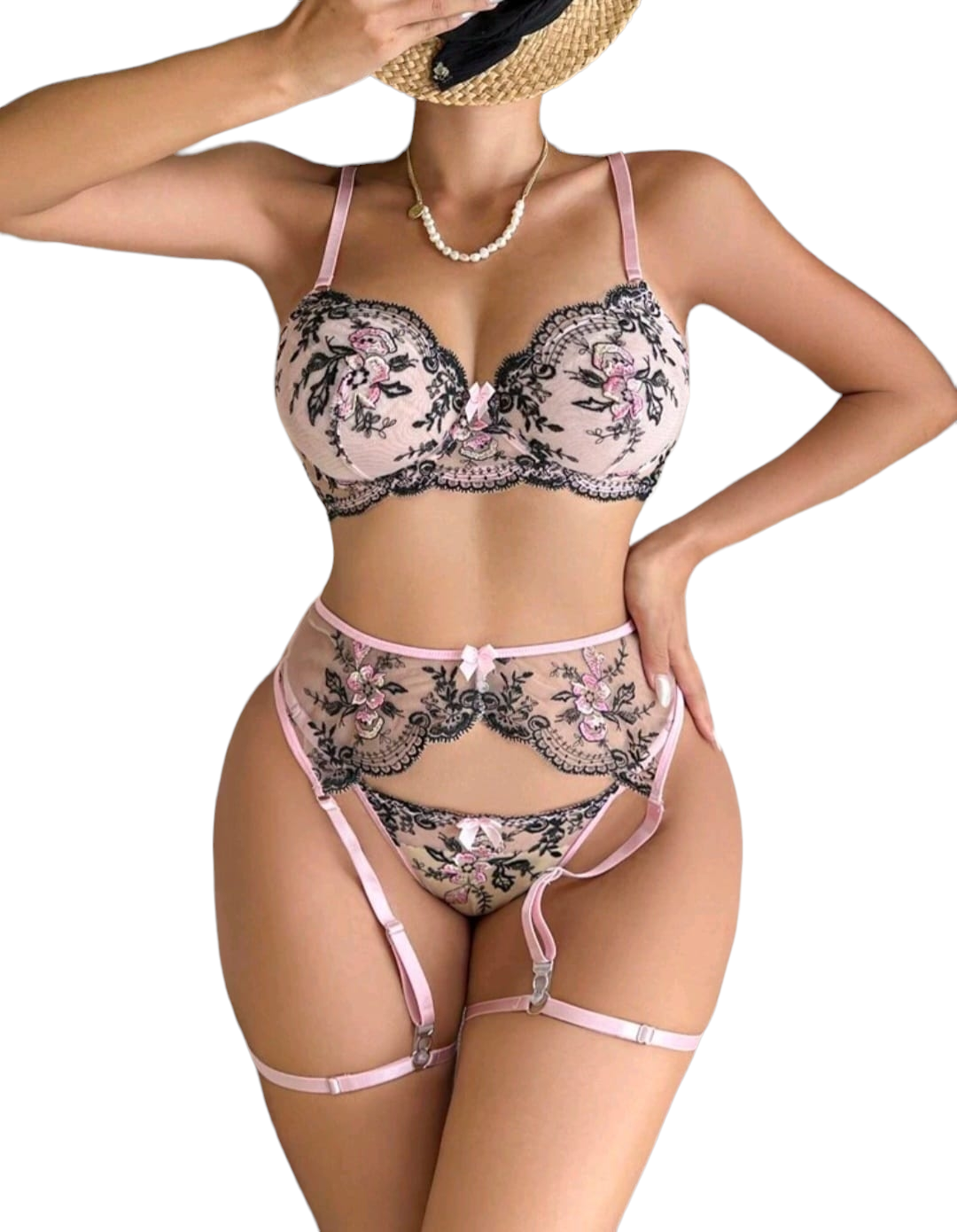 Conjunto de Lencería Mujer-0