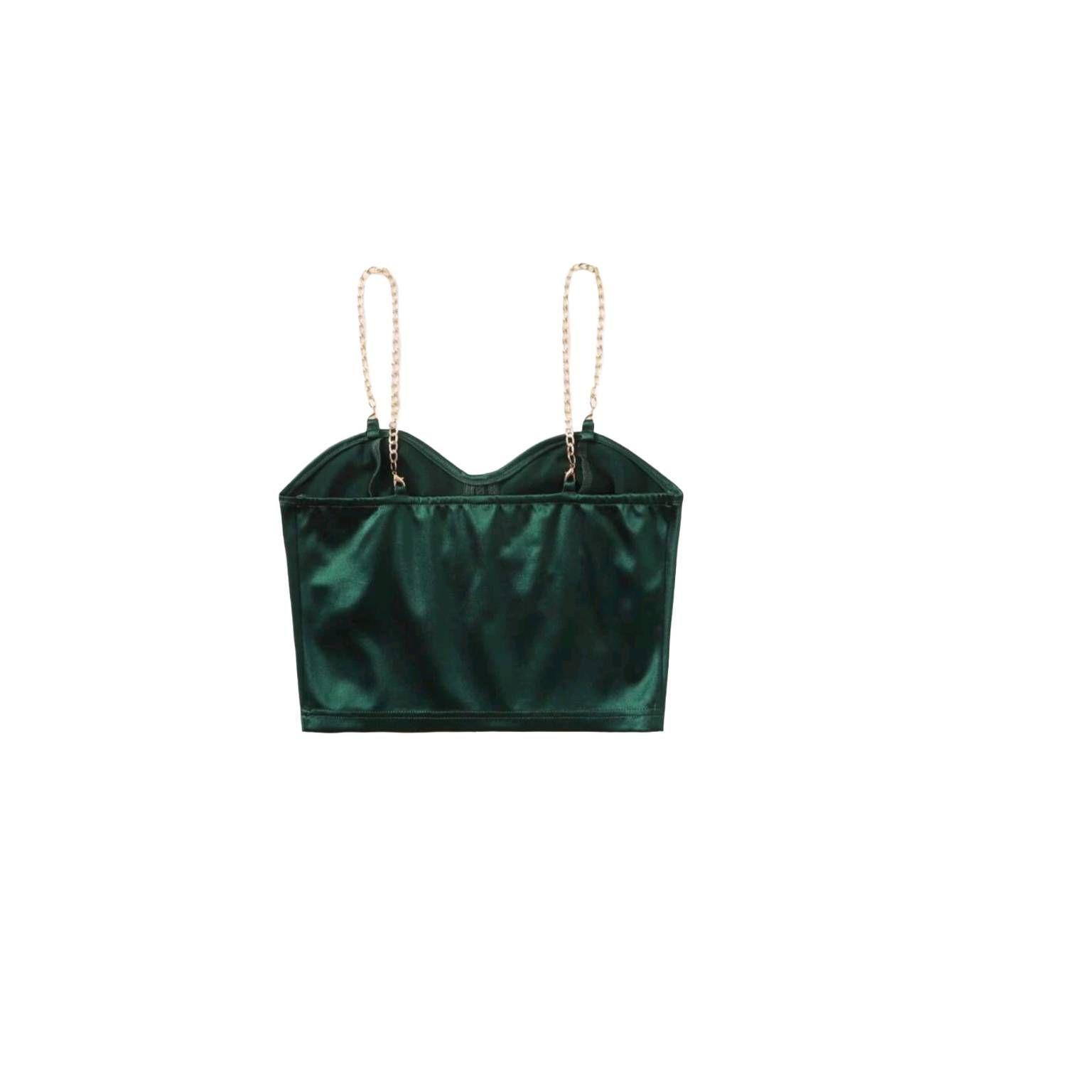 Crop Top Mujer Bustier de Seda-1