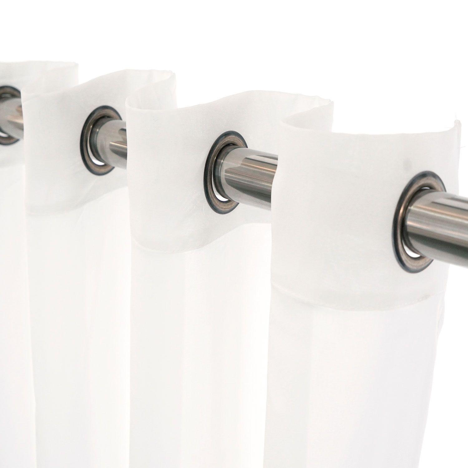 Cortina 2 Paños Velo Basico Perla-3