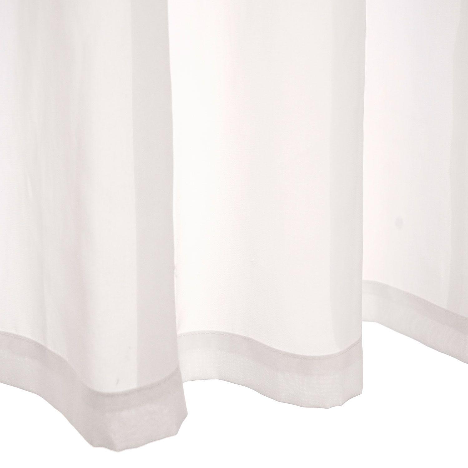 Cortina 2 Paños Velo Basico Perla-4