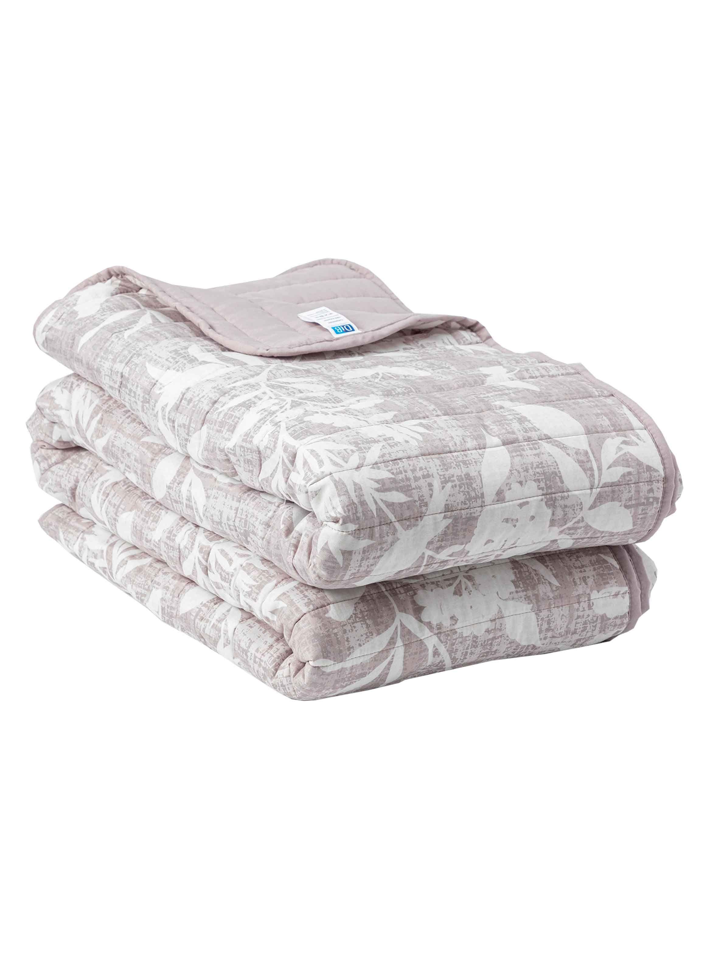 Quilt Reversible Estam 2P Flores Gris-4